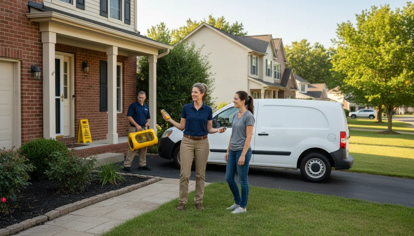 Water restoration image for Dehumidification And Cleanup Services in Cuba City, WI
